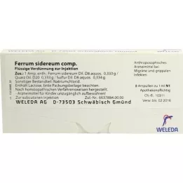 FERRUM SIDEREUM COMP.Ampollas, 8X1 ml