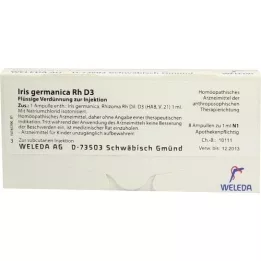 IRIS GERMANICA Rh D 3 ampollas, 8X1 ml