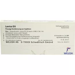 LEVICO D 3 ampollas, 8X1 ml