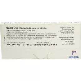 QUARZ D 60 ampollas, 8X1 ml