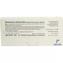 ROSMARINUS D 4 ampollas, 8X1 ml