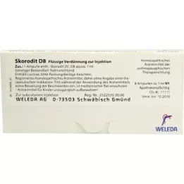 SKORODIT D 8 ampollas, 8X1 ml