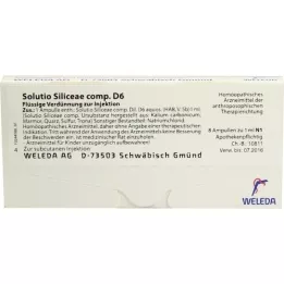 SOLUTIO SILICEAE comp.D 6 ampollas, 8X1 ml