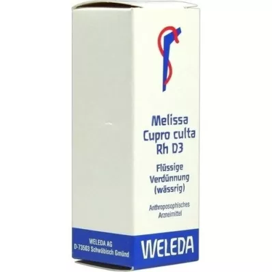 MELISSA CUPRO culta RH D 3 dilución, 20 ml