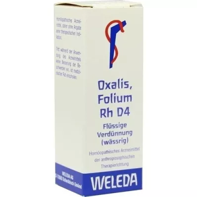 OXALIS FOLIUM Dilución Rh D 4, 20 ml