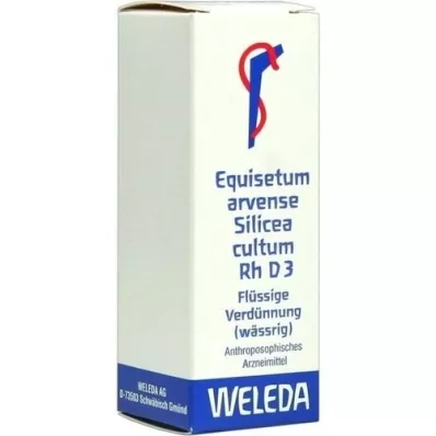 EQUISETUM ARVENSE Silicea cultum Rh D 3 Dilución, 20 ml