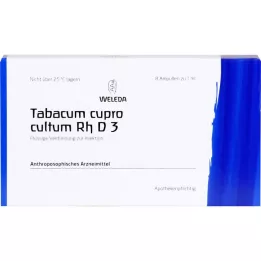 TABACUM CUPRO cultum Rh D 3 ampollas, 8x1 ml