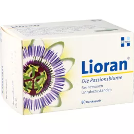 LIORAN cápsulas duras de flor de la pasión, 80 piezas