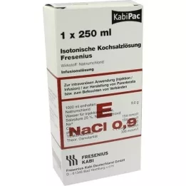 KOCHSALZLÖSUNG Frasco de plástico 0,9% Fresenius, 250 ml