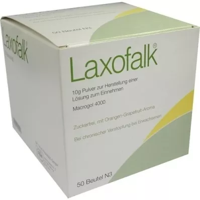 LAXOFALK 10 g Plv.z.Fabricante e.Lsg.z.Bolsa de admisión, 50 unidades