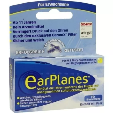 EARPLANES Adulto/Adultos, 2 piezas