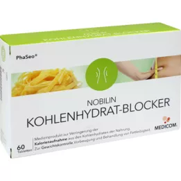 NOBILIN Tabletas bloqueantes de carbohidratos, 60 piezas