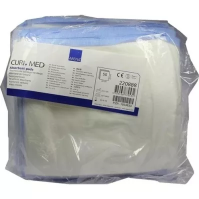 SAUGKOMPRESSEN no estéril 20x20 cm 400 g/m, 50 unidades