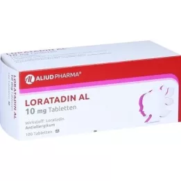 LORATADIN AL comprimidos de 10 mg, 100 unidades