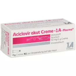 ACICLOVIR crema aguda-1A Pharma, 2 g