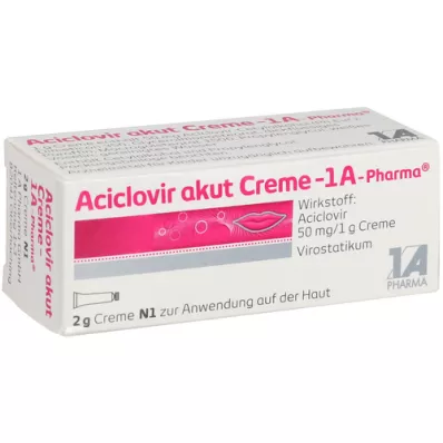 ACICLOVIR crema aguda-1A Pharma, 2 g ACICLOVIR crema aguda-1A Pharma, 2 g