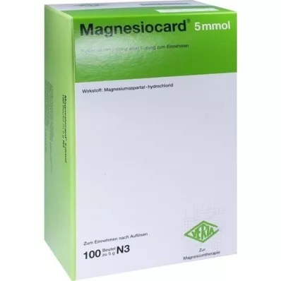 MAGNESIOCARD 5 mmol Plv.z.Her.e.Lsg.z.Ingesta, 100 st