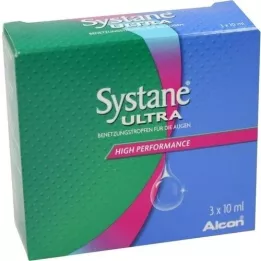 SYSTANE ULTRA Gotas lubricantes para los ojos, 3X10 ml