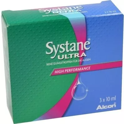 SYSTANE ULTRA Gotas lubricantes para los ojos, 3X10 ml