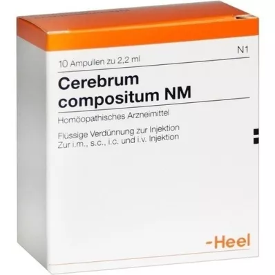 CEREBRUM COMPOSITUM NM Ampollas, 10 piezas