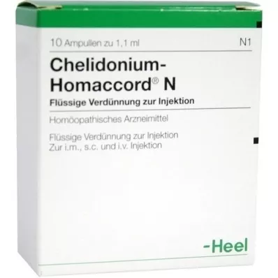 CHELIDONIUM-HOMACCORD N ampollas, 10 piezas