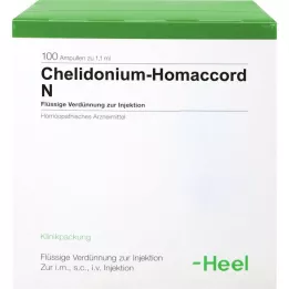 CHELIDONIUM-HOMACCORD N ampollas, 100 piezas