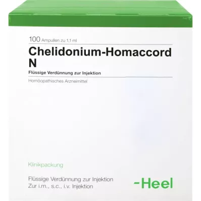 CHELIDONIUM-HOMACCORD N ampollas, 100 piezas