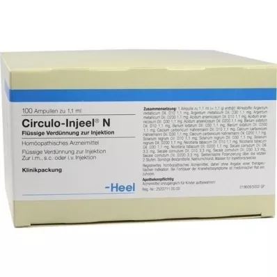CIRCULO Ampollas Injeel N, 100 piezas