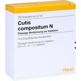 CUTIS ampollas compositum N, 10 piezas