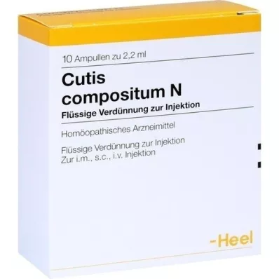 CUTIS ampollas compositum N, 10 piezas