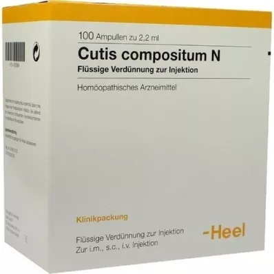 CUTIS ampollas compositum N, 100 piezas
