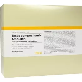 TESTIS COMPOSITUM N ampollas, 100 piezas