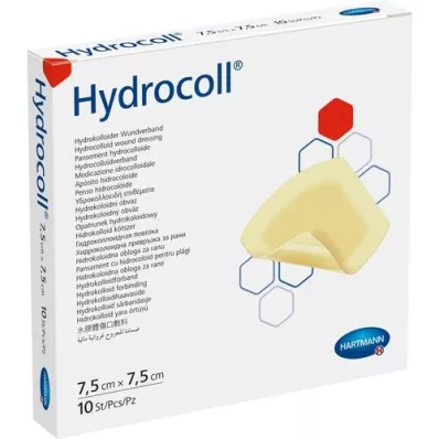 HYDROCOLL Apósito para heridas 7,5x7,5 cm, 10 unidades