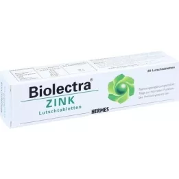 BIOLECTRA Pastillas de zinc, 20 piezas