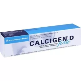 CALCIGEN D Forte 1000 mg/880 UI tabletas efervescentes, 20 piezas