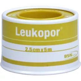 LEUKOPOR 2,5 cm x 5 m, 1 pieza