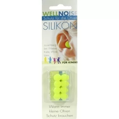 WELLNOISE Tapones para los oídos para niños blister, 4X2 uds