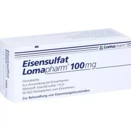 EISENSULFAT Lomapharm 100 mg comprimidos recubiertos con película, 50 piezas