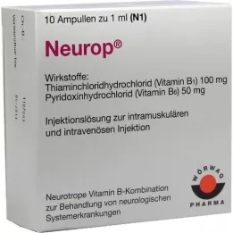 NEUROP Solución inyectable en ampollas, 10X1 ml