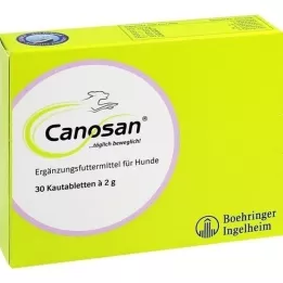 CANOSAN Pastillas masticables veterinarias, 30 uds