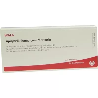 APIS BELLADONNA ampollas cum Mercurio, 10X1 ml APIS BELLADONNA ampollas cum Mercurio, 10X1 ml