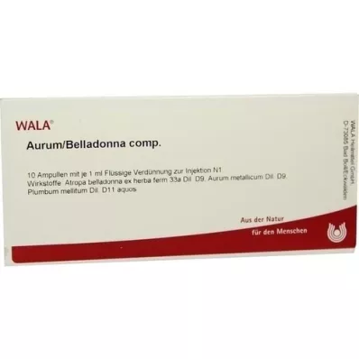 AURUM/BELLADONNA comp. ampollas, 10X1 ml AURUM/BELLADONNA comp. ampollas, 10X1 ml