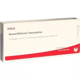 AURUM/STIBIUM/Ampollas de Hyoscyamus, 10X1 ml