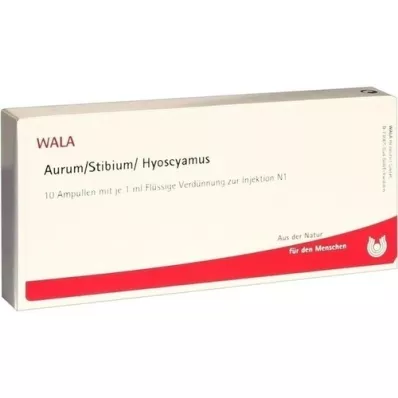 AURUM/STIBIUM/Ampollas de Hyoscyamus, 10X1 ml