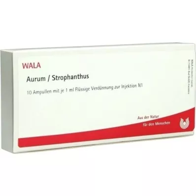 AURUM/STROPHANTHUS Ampollas, 10X1 ml