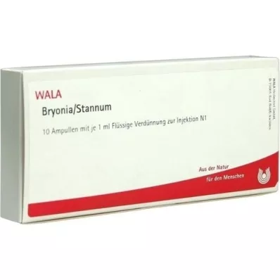 BRYONIA STANNUM Ampollas, 10X1 ml