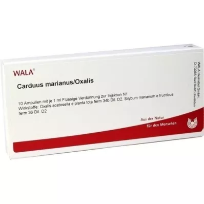 CARDUUS MARIANUS/OXALIS Ampollas, 10X1 ml