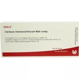 CARDUUS MARIANUS/VISCUM ampollas mali comp., 10X1 ml