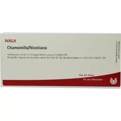 CHAMOMILLA/NICOTIANA Ampollas, 10X1 ml