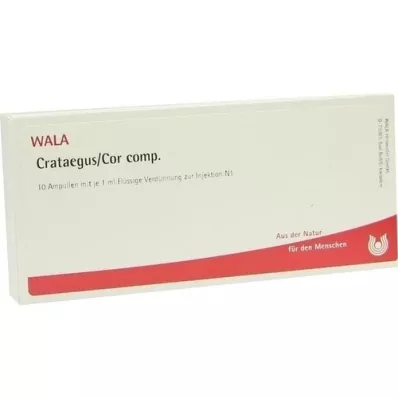 CRATAEGUS COR comp. ampollas, 10X1 ml